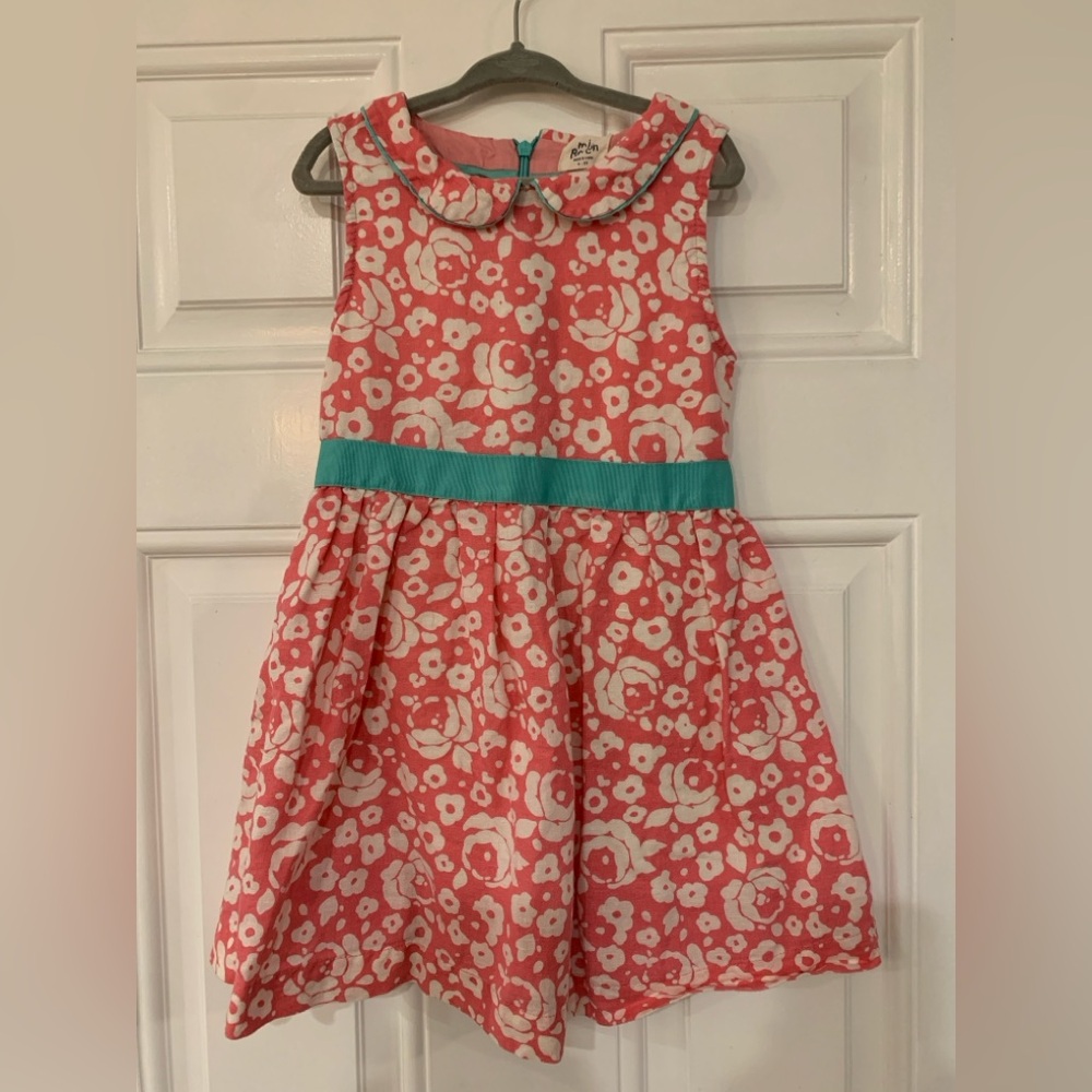 Mini Boden Pink Cotton Dress